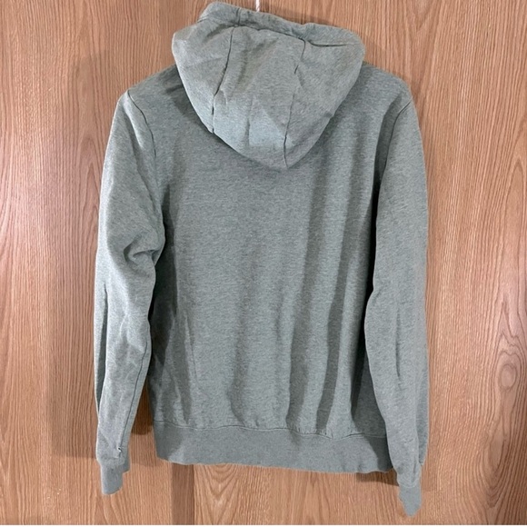 Nike Cowl Neck Pullover Green Logo Hoodie Oversized Sweatshirt - Picture 3 of 7